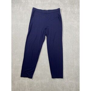 Eileen Fisher Pants Womens Petite Medium Pull On Stretch Pocket Viscose Spandex